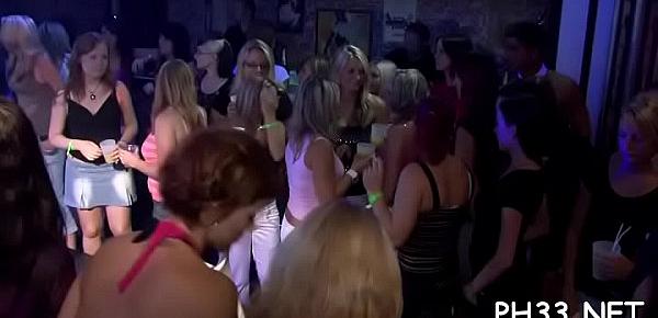 Yong gals fucked after dance